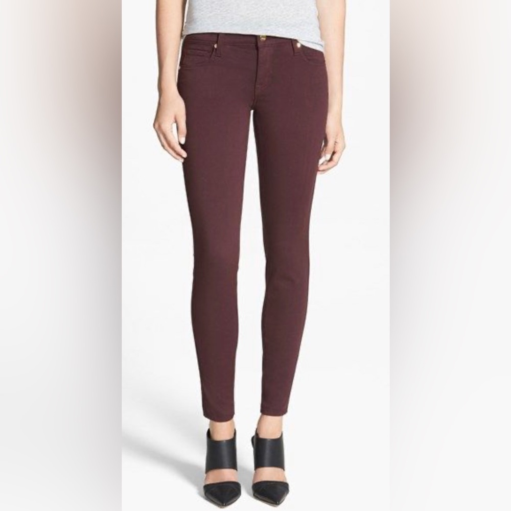 NWT Genetic Denim Shya Skinny Mahogany Jeans